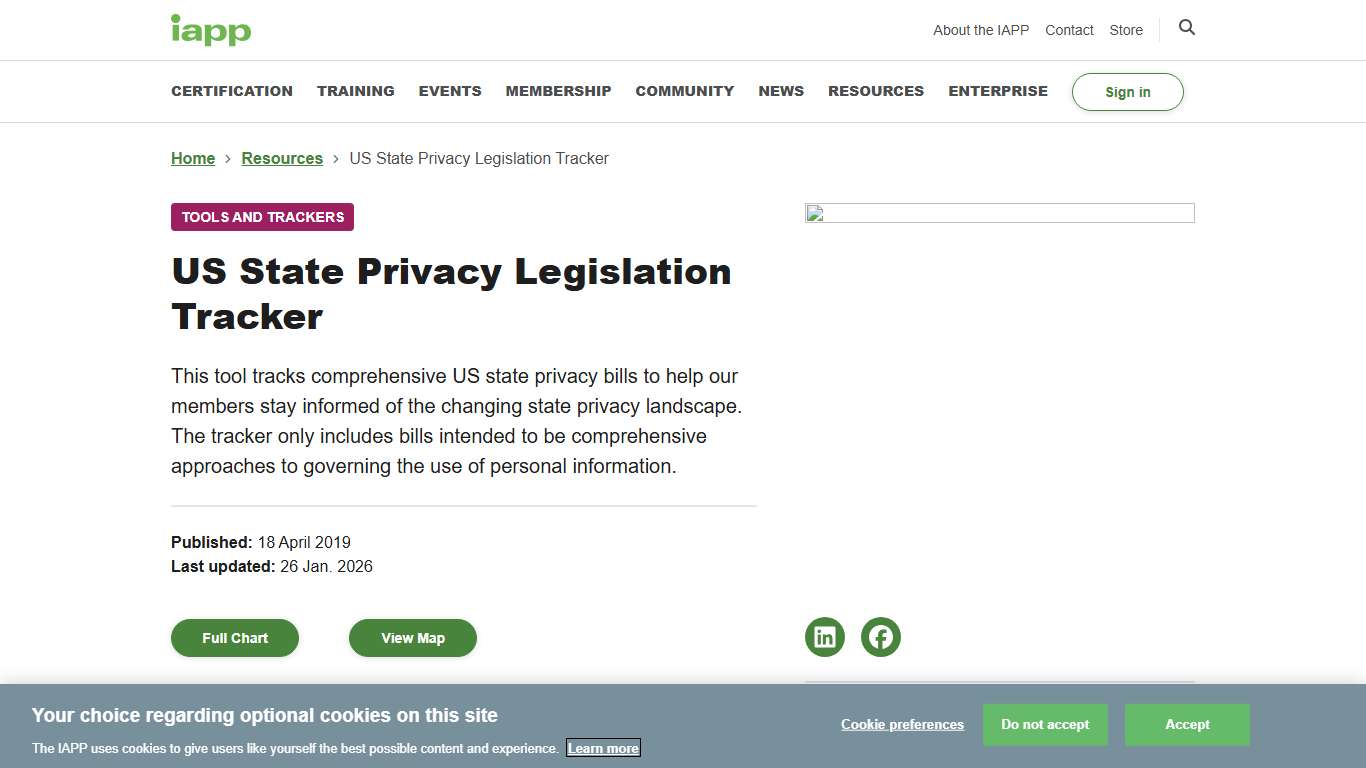 US State Privacy Legislation Tracker IAPP